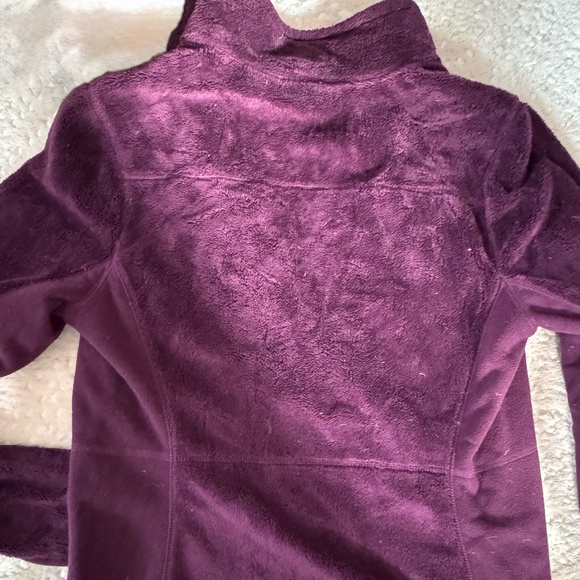 L.L. Bean Women’s Fleece Jacket, Sz.M, Plum Purple, Full Zip Cozy Outdoor EUC - Picture 4 of 16